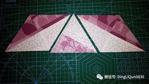 拼布教程 柔和色彩的 萬(wàn)花筒 墊子的制作過(guò)程